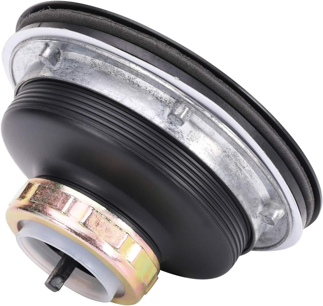 3-1/2 Inch Kitchen Sink Stainless Steel Basket Strainer Water Stopper with Drain Assembly, Black Finish Rustproof and Durable